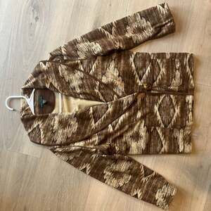 Lauren Ralph Lauren Jeans Co. Southwestern Aztec Print Cotton Knit Blazer Jacket